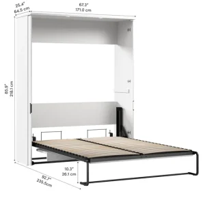 Alternative view of Lumina Queen Murphy Bed with Desk