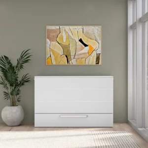 Alternative view of Borealis Murphy Bed Cabinet with Queen Size Mattress